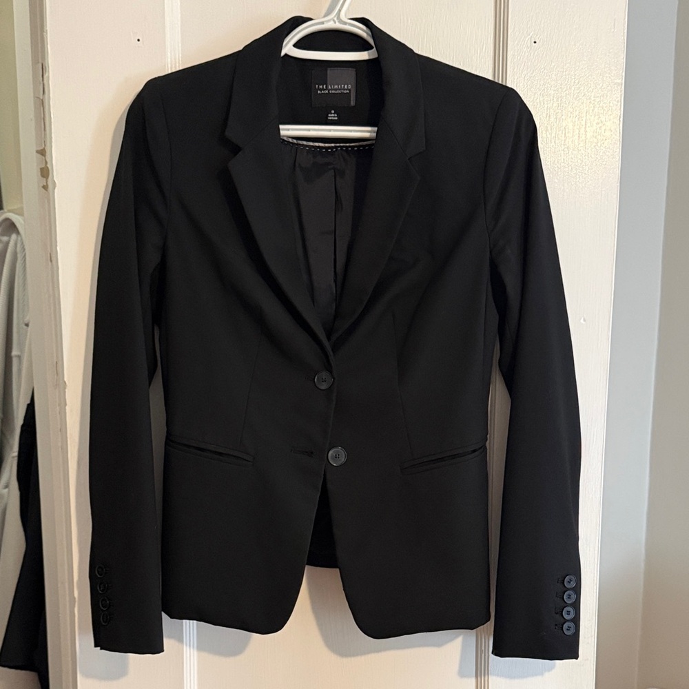 The Limited Black Women's Two-Button Tailored Blazer